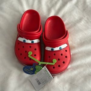 NWT Lightning McQueen Crocs